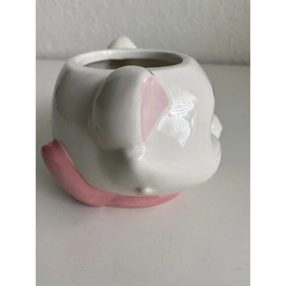 DISNEY STORE Marie The Aristocats Cat Kitten Face Bow Ceramic 3D Mug Cup 20 Oz - Picture 5 of 7